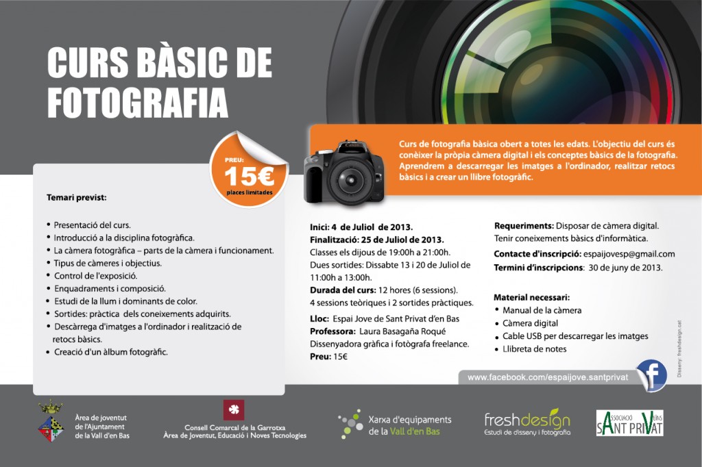 curs de foto sant privat